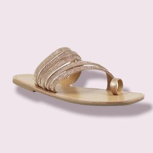 Mudd Loretta Gold Thing Sandal